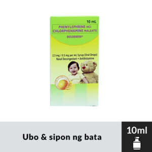 DISUDRIN Phenylephrine Chlorphenamine Maleate 10ml Oral Drops