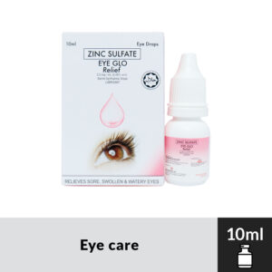 EYE GLO Relief Zinc Sulfate 2.5mg/ml 10ml Eye Drops - Image 1