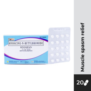 HYOSPAN Hyoscine-N-butylbromide 10mg Tablet 20s