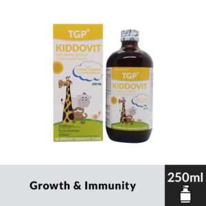 KIDDOVIT Multivitamins+Lysine+Taurine+Chlorella Growth Factor 250ml Syrup