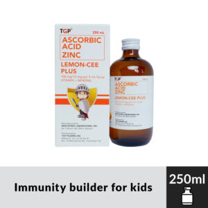 LEMON-CEE PLUS Ascorbic+Zinc 100mg/10mg 250ml Syrup Bottle - Image 1