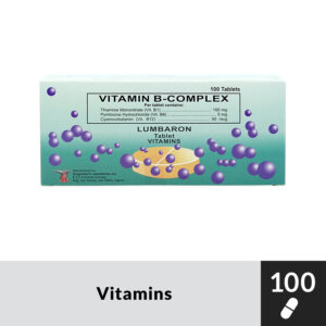 LUMBARON Vitamin B-Complex 100mg/5mg/50mcg Tablet