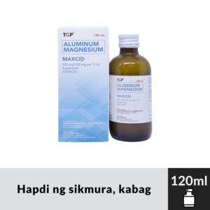 MAXCID Aluminum Magnesium 200mg/100mg per 5ml Suspension 120ml Antacid - Image 1