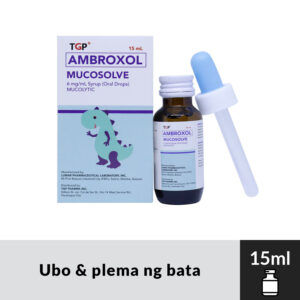 MUCOSOLVE Ambroxol 6mg/ml 15ml Syrup (Oral Drops)