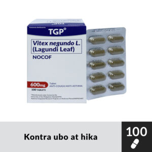 NOCOF Vitex negundo L Lagundi Leaf 600mg Tablet