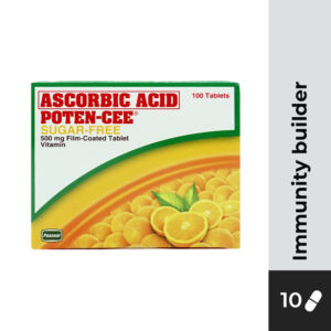 POTEN-CEE Ascorbic Acid Sugar-free 500mg Film-coated Tablet 10s
