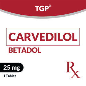 Rx: BETADOL Carvedilol Tab 25mg - Image 1