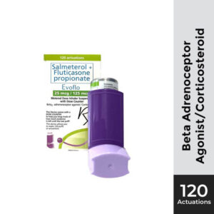 Rx: EVOFLO Salmeterol + Fluticasone Propionate Inhaler 25/125