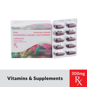 Rx: LIVERHEALTH Phosphatidyl Choline+Multi Vitamins 300mg Capsule