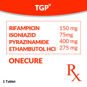 Rx: ONECURE Rifam+INH+PZA+EthamTab150/75/400/275