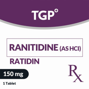 Rx: RATIDIN Ranitidine FCTab 150mg - Image 1