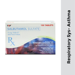 Rx: TGP Salbutamol Tab 4mg