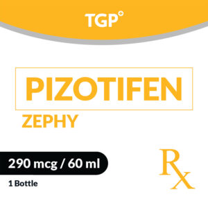 Rx: ZEPHY Pizotifen Syr 290mcg/60ml