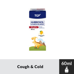 TGP Ambroxol HCl Syr 15mg/5ml 60ml Sweet Mango Flavor - Image 1
