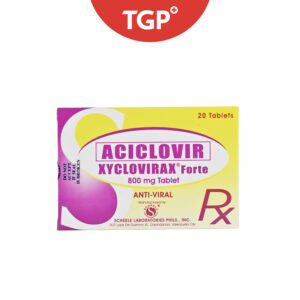 Rx: XYCLOVIRAXFORTE Aciclovir 800mg Tablet - Image 1