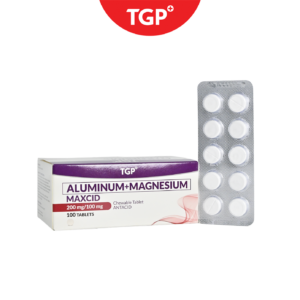 MAXCID Aluminum Hydroxide + Magnesium Hydroxide Tablets - 200 mg/100 mg -10pcs - Image 1