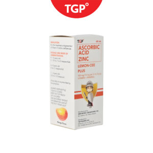 LEMONCEE PLUS Ascorbic Acid + Zinc Syrup 100mg/10mg - 60ml - Image 2