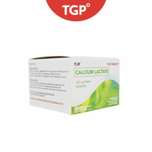 TGP Calcium Lactate Tablet 325mg - 10pcs - Image 2