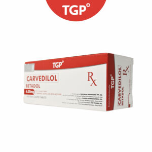 Rx: BETADOL Carvedilol Film‑Coated Tablet 6.25mg - 1pc - Image 2