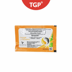 STREPSILS Dichlorobenzyl Alcohol + Amylmetacresol + Vitamin C Orange Flavored Lozenge 2Lozenges