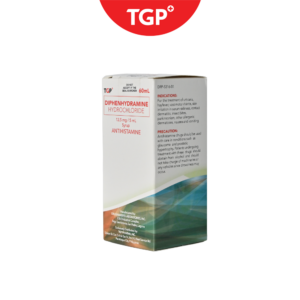 Rx: TGP Diphenhydramine Syrup 12.5 mg - 60 ml - Image 3