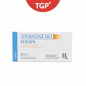 Rx: PERISPA Eperisone Sugar‑Coated Tablet - 50mg