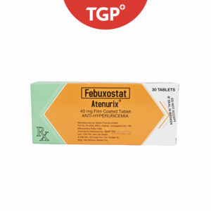 Rx: ATENURIX Febuxostat Film‑Coated Tablet - 40mg