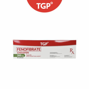 Rx: CHOLEFEN Fenofibrate Capsule - 300mg