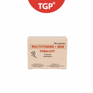 Rx: FORALIVIT Ferrous Iron + Folic Acid + Vitamin B‑Complex Capsule