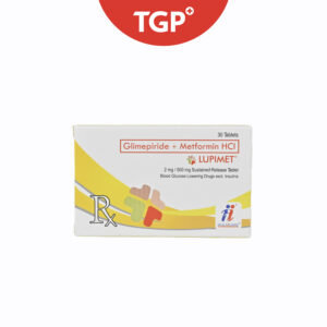 Rx: LUPIMET Glimepiride + Metformin Tablet - 2mg/500mg