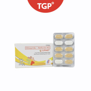 Rx: LUPIMET Glimepiride + Metformin Tablet - 2mg/500mg - Image 3