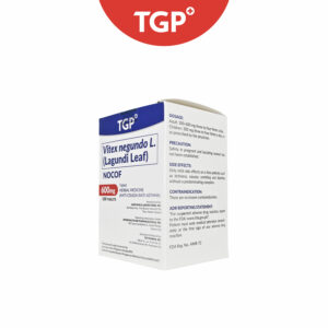 NOCOF Vitex negundo (Lagundi) Tablet - 600mg-100pcs - Image 2