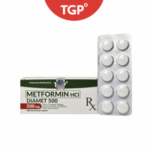 Rx: DIAMET Metformin HCl Film‑Coated Tablet - 500mg - Image 3