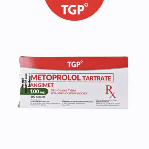 Rx: ANGIMET Metoprolol Film‑Coated Tablet - 100mg