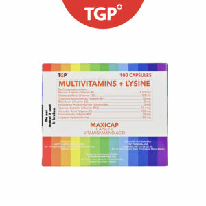 MAXICAP Multivitamins + Lysine Capsule-10pcs - Image 2