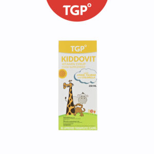 KIDDOVIT Multivitamins + Lysine + Taurine + CGF Syrup - 250 ml