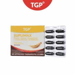 SUPLIMAX Multivitamins + Minerals + Ginseng Capsule-10pcs