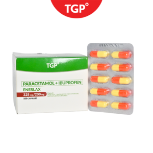 ENERLAX Paracetamol + Ibuprofen Capsule - 325mg/200mg - 100pcs - Image 3