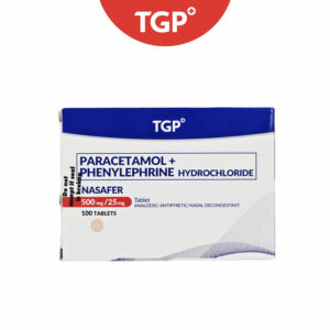 NASAFER Paracetamol+Phenylephrine Hydrochloride 500mg/25mg Tablet -10pcs - Image 2