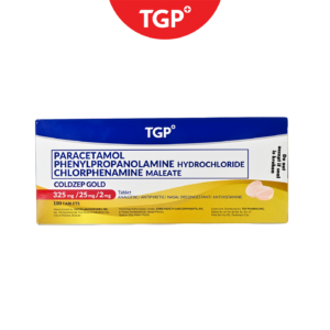COLDZEPGOLD Paracetamol + Phenylpropanolamine + Chlorphenamine Tablet - 325mg/25mg/2mg-10pcs - Image 2