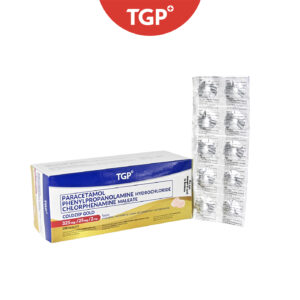 COLDZEPGOLD Paracetamol + Phenylpropanolamine + Chlorphenamine Tablet - 325mg/25mg/2mg-10pcs