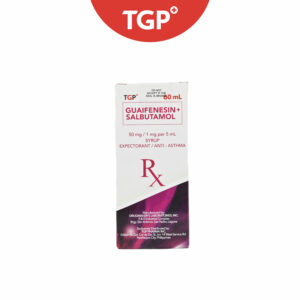 Rx: TGP Salbutamol + Guaifenesin Syrup 1mg/50mg - 60ml - Image 2