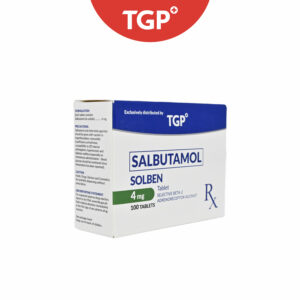 Rx: SOLBEN Salbutamol Tablets - 4mg - Image 2