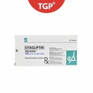 Rx: XELEVIA Sitagliptin Film‑Coated Tablet - 100mg