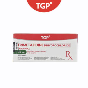 Rx: CARDIOTAZ Trimetazidine HCl Film‑Coated Tablet - 35mg