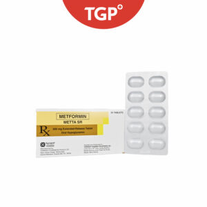 Rx: METTA SR Metformin Sustained‑Release Tablet - 500mg - Image 3