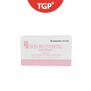 Rx: HIVENT Salbutamol Nebules 1mg - 2.5ml