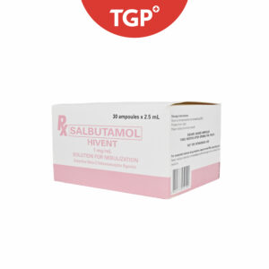 Rx: HIVENT Salbutamol Nebules 1mg - 2.5ml - Image 2