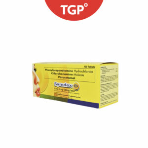 SYMDEX‑D Paracetamol + Phenylpropanolamine + Chlorpheniramine Maleate Tablet - 325mg/25mg/2mg-10pcs - Image 3