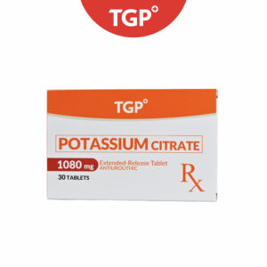 Rx: TGP Potassium Citrate Extended‑Release Tablet - 1080mg - Image 1